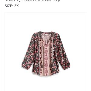 So sweet. Flattering. The blouse drapes beautifully . Great for all seasons.